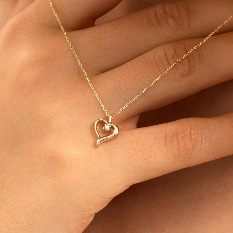 Ieftop Valentines Birthday Gifts for Women Teen Girls - Dainty 14K Gold/Silver Plated Cute Heart Handmade Disc Circle Bee Choker Adjustable Necklace for Women Teenage Girl Trendy Jewelry - Image 5